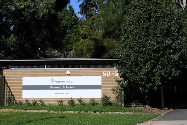 AUSTRALIA CORONAVIRUS COVID-19, A general view of Anglicares Newmarch House in Western Sydney, Friday, April 17, 2020. The aged care facility has recorded 30 cases of Covid-19 after a staff member worked for six days without knowing she had the virus. ( NO ARCHIVING, EDITORIAL USE ONLY, NO USE IN BOOKS WITHOUT CONSENT SYDNEY NSW AUSTRALIA  Copyright: xDANxHIMBRECHTSx 20200417001463912099