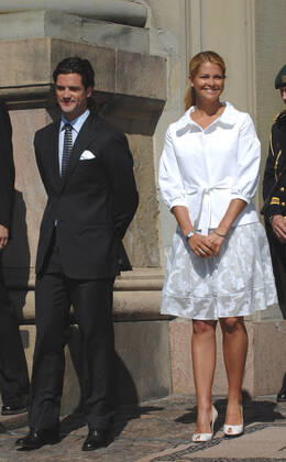 Prince Carl Philip and Princess Madeleine Open Palace on National Day, June 6, 2007 c Karin Törnblom IBL Open Palace on Swedish National Day June 6, 2007 Royal House Sweden x2377x, Copyright: xKarinxTörnblom TTx