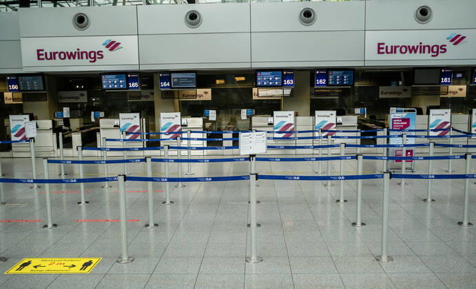 Düsseldorf Flughafen Düsseldorf, 18.04.2020 Düsseldorf Flughafen