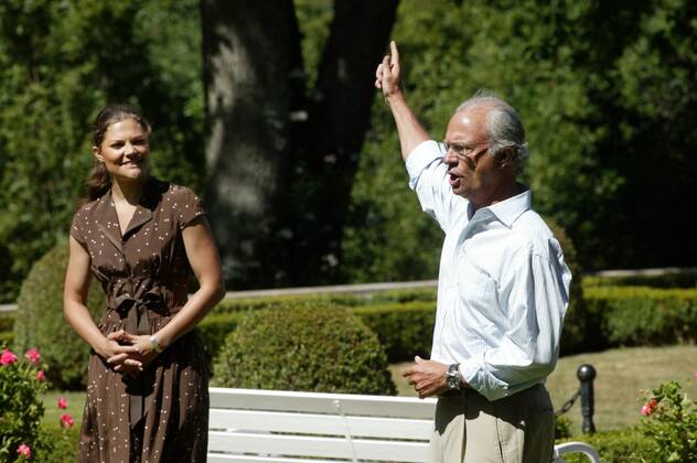 Crown Princess Victoria and King Carl XVI Gustaf Victoria Day, Solliden, Öland 2006 07 14 c Charles Hammarsten IBL royal house Sweden x2492x, Copyright: xCharlesxHammarsten TTx