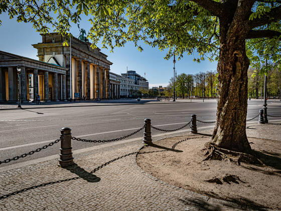 Berlin Mitte, Brandenburger Tor, Straßenszene Berlin