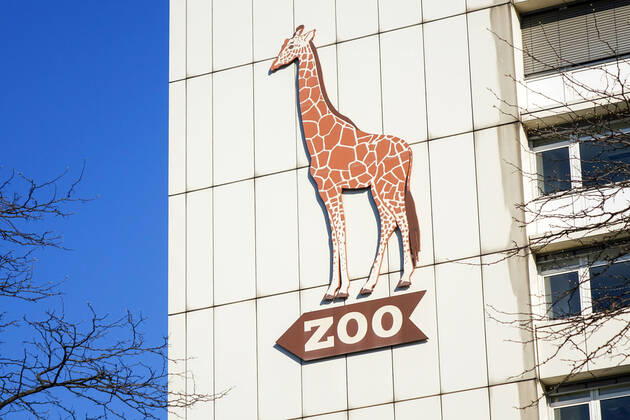 20.04.2020,Berlin,Deutschland,GER,die Stadt zu Zeiten der Corona Pandemie. Zoologischer Garten Berlin (Zoo).