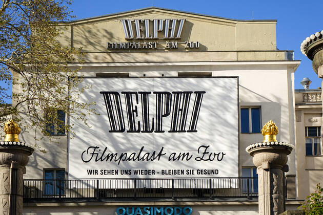 20.04.2020,Berlin,Deutschland,GER,die Stadt zu Zeiten der Corona Pandemie. Delphi Filmpalast am Zoo,