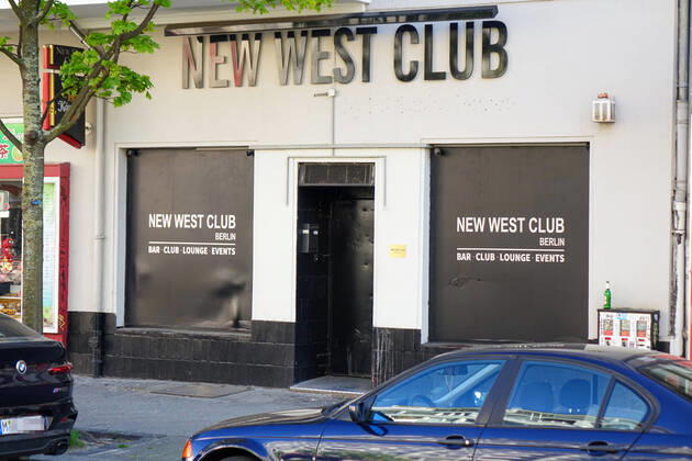 20.04.2020,Berlin,Deutschland,GER,die Stadt zu Zeiten der Corona Pandemie. New West Club in der Kantstrasse.