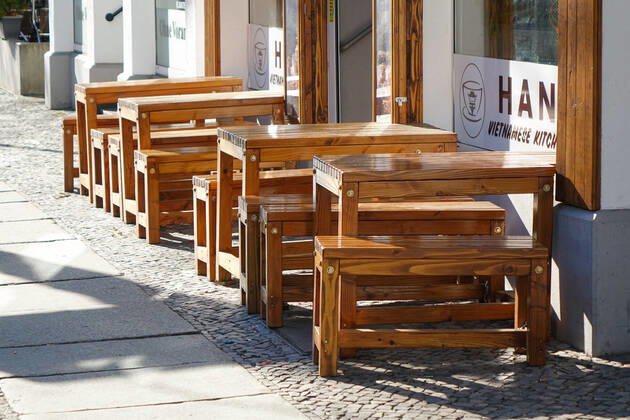 20.04.2020,Berlin,Deutschland,GER,die Stadt zu Zeiten der Corona Pandemie. Asia Restaurant in der Kantstrasse.