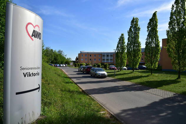Die Seniorenresidenz Viktoria Püttlingen am Dienstag (21.4.2020). Das Haus der Arbeiterwohlfahrt (AWO) ist vom Corona-Virus in besonderer Weise betroffen. 16 Menschen starben hier.