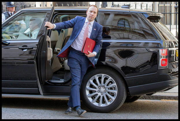 News Bilder des Tages . 21 04 2020. London, United Kingdom. Coronavirus Briefing In Downing Street. Matt Hancock - Secretary of State for Health and Social Care arrives in Downing Street ahead of Covid-19 briefing.  xMartynxWheatleyx xi-Imagesx IIM-21044-0004