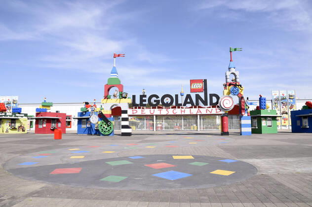 Legoland Deutschland während der Ausgangsbeschränkungen zur Eindämmung der Ausbreitung des Coronavirus. Günzburg, 21.04.2020