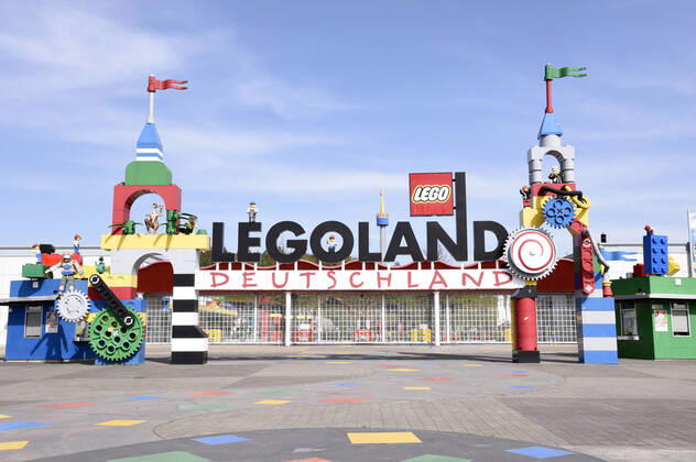 Legoland Deutschland während der Ausgangsbeschränkungen zur Eindämmung der Ausbreitung des Coronavirus. Günzburg, 21.04.2020