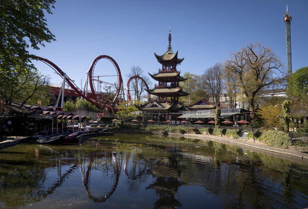 Tivoli, onsdag den 22 april 2020. Selskabet bag Tivoli i Koebenhavn kommer torsdag med regnskab for foerste kvartal af 2020. , Copenhagen Denmark