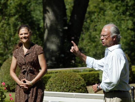 Crown Princess Victoria and King Carl XVI Gustaf Victoria Day, Solliden, Öland 2006 07 14 c Charles Hammarsten IBL royal house Sweden x2492x, Copyright: xCharlesxHammarsten TTx