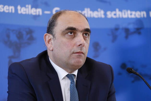 Prof. Dr. Lars Schaade, Vizepräsident des Robert Koch-Instituts in Berlin, Deutschland, Berlin, Pressebriefing des Robert-Koch-Instituts, 24.04.2020
