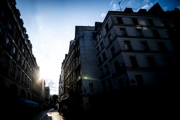 Illustration du Quartier des Halles a Paris vide NEWS : COVID19 - Paris - 25 04 2020 JBAutissier Panoramic 