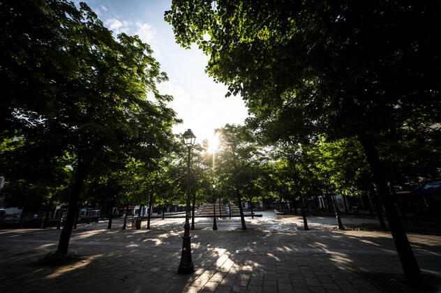 Illustration du Quartier des Halles a Paris vide NEWS : COVID19 - Paris - 25 04 2020 JBAutissier Panoramic 