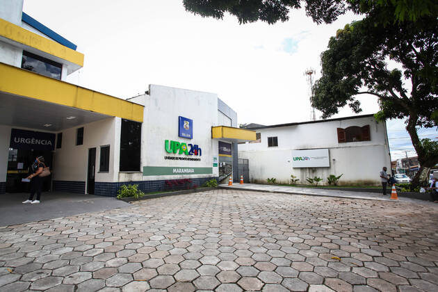 BELÉM, PA - 25.04.2020: UPA EM BELÉM CORONAVÍRUS - UPA da Marambaia in Belém do Pará was filled with suspicious bodies of COVID 19 on the ground this week, city hall admits that the system is already full. x1907234x  FilipexBispo