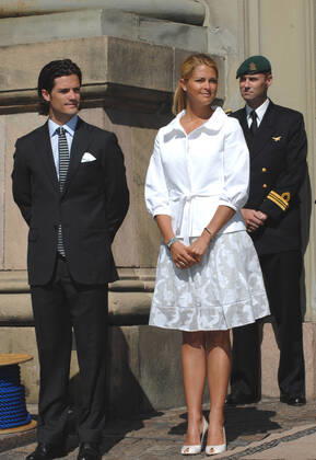 Prince Carl Philip and Princess Madeleine Open Palace on National Day, June 6, 2007 c Karin Törnblom IBL Open Palace on Swedish National Day June 6, 2007 Royal House Sweden x2377x, Copyright: xKarinxTörnblom TTx