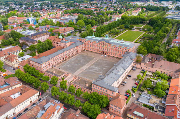 Luftbild_Rastatt am 04.05.2020 in Rastatt (Innenstadt), Germany Rastatt Innenstadt Baden-Württemberg Germany