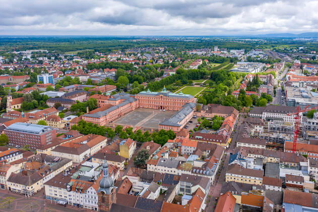 Luftbild_Rastatt am 04.05.2020 in Rastatt (Innenstadt), Germany Rastatt Innenstadt Baden-Württemberg Germany