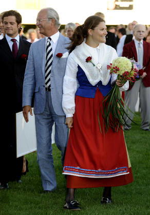 Crown Princess Victoria and King Carl XVI Gustaf Crown Princesss Birthday, Borgholm, Öland 2008 07 14 c Karin Törnblom IBL royal house Sweden x2377x, Copyright: xKarinxTörnblom TTx