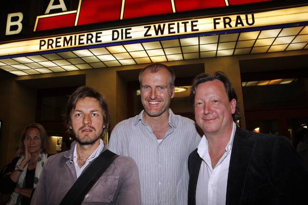 8 Kino: Hans Steinbichler (Regisseur), Robert Seethaler (Drehbuchautor), Matthias Brandt, Die zweite Frau , im Berliner Babylon Kino, Fernsehen, Fernsehfilm, Film Berlin Deutschland, Germany Copyright: xBriganiArt Bartillx 00192655_00192655