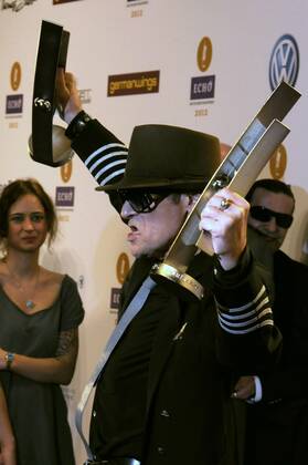 105 Udo Lindenberg bei der Echo Verleihung 2012 in der Messe Berlin am 22.03.12, Roter Teppich, Berlin Deutschland, Germany Copyright: xBriganiArt Sarix 00273054_00273054