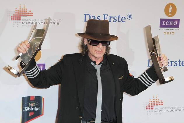 77 Udo Lindenberg zu Gast beim ECHO 2012 Verleihung in den Messehallen unter dem Funkturm Berlin, Berlin Berlin Deutschland Germany Copyright: xPOP-EYE Gabschx 00273046_00273046
