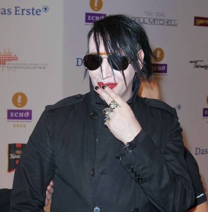 77 Marilyn Manson zu Gast beim ECHO 2012 Verleihung in den Messehallen unter dem Funkturm Berlin, Berlin Berlin Deutschland Germany Copyright: xPOP-EYE Gabschx 00273084_00273084