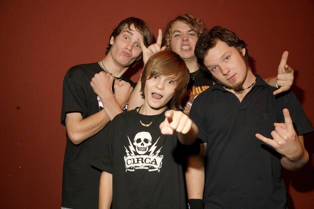 12 Fotoshooting: Die Killerpilze, im Backstage vor ihrem Konzert im berliner Silverwings, Punkrock, Tenniepunk, Deutschrock Berlin Deutschland, germany Copyright: xPOP-EYE Nassx 00107209_00107209