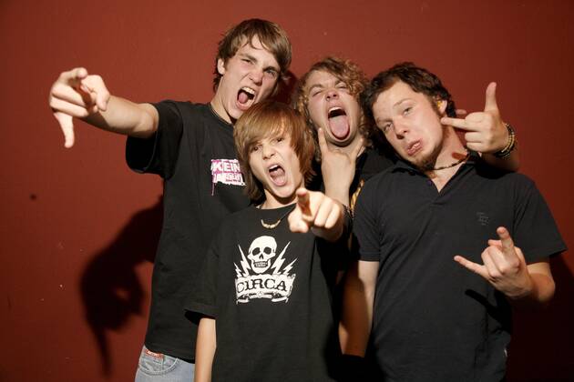 12 Fotoshooting: Die Killerpilze, im Backstage vor ihrem Konzert im berliner Silverwings, Punkrock, Tenniepunk, Deutschrock Berlin Deutschland, germany Copyright: xPOP-EYE Nassx 00107218_00107218