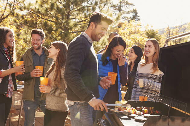 grillen,grillparty,freunde