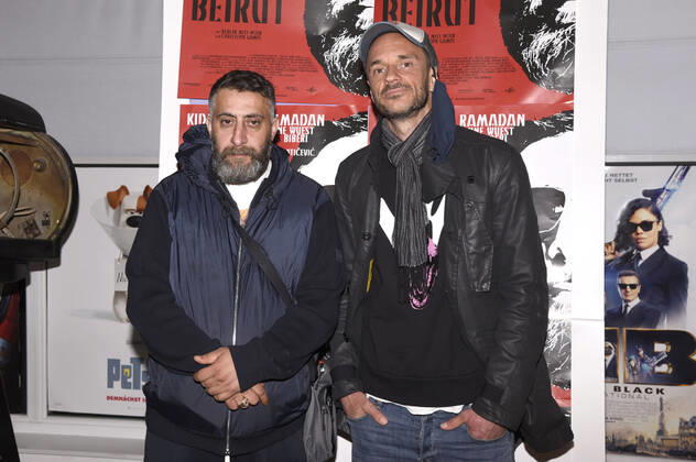 Bilder des Jahres 2020, Entertainment 05 Mai Entertainment Themen der Woche KW22 News Bilder des Tages Kida Khodr Ramadan und Christoph Gampl bei der Premiere des Kinfilms Man from Beirut im Drive In Autokino München-Aschheim. Aschheim, 30.05.2020