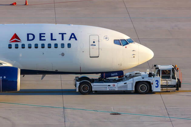 Atlanta, Vereinigte Staaten, 2. April 2019: Ein Boeing 737, 700 Flugzeug der Delta Air Lines mit dem Kennzeichen N303DQ auf dem Flughafen Atlanta (ATL) in den Vereinigten Staaten.