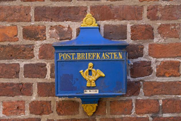 Alter Briefkasten, Böttcherstraße, Bremen, Deutschland, Europa Copyright: imageBROKER SiegfriedxKuttig ibxshg05818326.jpg