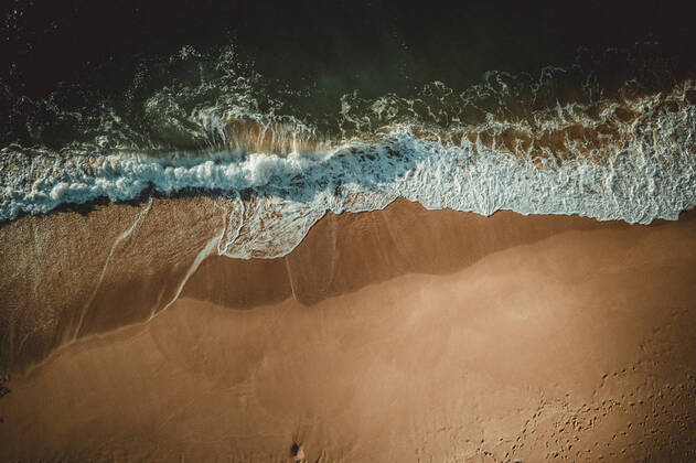 Algarve Beach from aerial view Portugal, Faro District, Porches CR_NEAN200722B-448811-01