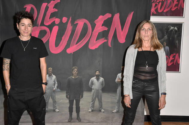 Bilder des Jahres 2020, Entertainment 08 August Entertainment Themen der Woche KW34 Dunja Hayali und Connie Walther bei der Premiere des Kinofilms Die Rüden im Filmtheater am Friedrichshain. Berlin, 18.08.2020
