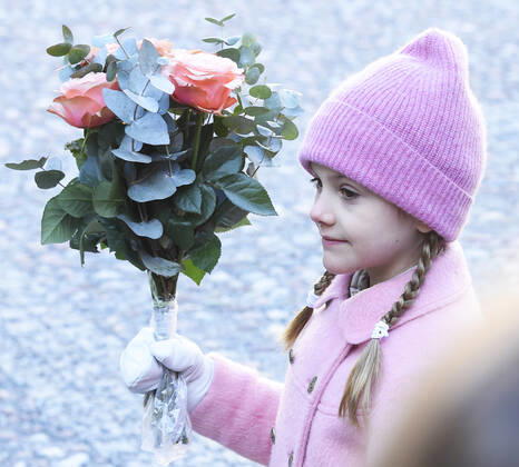 Princess Estelle Crown Princess Victorias name day celebration in the inner courtyard of Stockholm Castle 2019 03 12 c Karin Törnblom TT Stockholm Sweden royal house Sweden x2377x, Copyright: xKarinxTörnblom TTx Kronprinsessan Victorias namnsdag