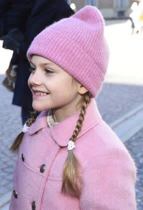 Princess Estelle Crown Princess Victorias name day celebration in the inner courtyard of Stockholm Castle 2019 03 12 c Karin Törnblom TT Stockholm Sweden royal house Sweden x2377x, Copyright: xKarinxTörnblom TTx Kronprinsessan Victorias namnsdag