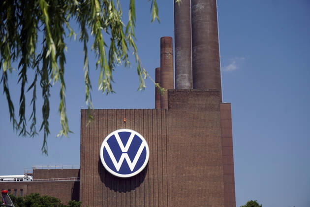 16.07.2020, Wolfsburg in Niedersachsen, VW-Werk am Elbe-Seitenkanal. 16.07.2020, Wolfsburg 16.07.2020, Wolfsburg