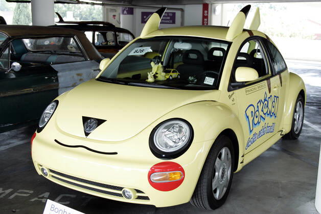 Pokemon & 1998 Volkswagon Beetle Tv & Movie Car George Barris Collection Petersen Museum, Los Angeles, Usa 13 May 2005  Copyright: MaryxEvansxAllstarxGrahamxWhitbyxBoot 12984446