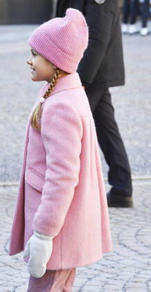 Princess Estelle Crown Princess Victorias name day celebration in the inner courtyard of Stockholm Castle 2019 03 12 c Karin Törnblom TT Stockholm Sweden royal house Sweden x2377x, Copyright: xKarinxTörnblom TTx Kronprinsessan Victorias namnsdag