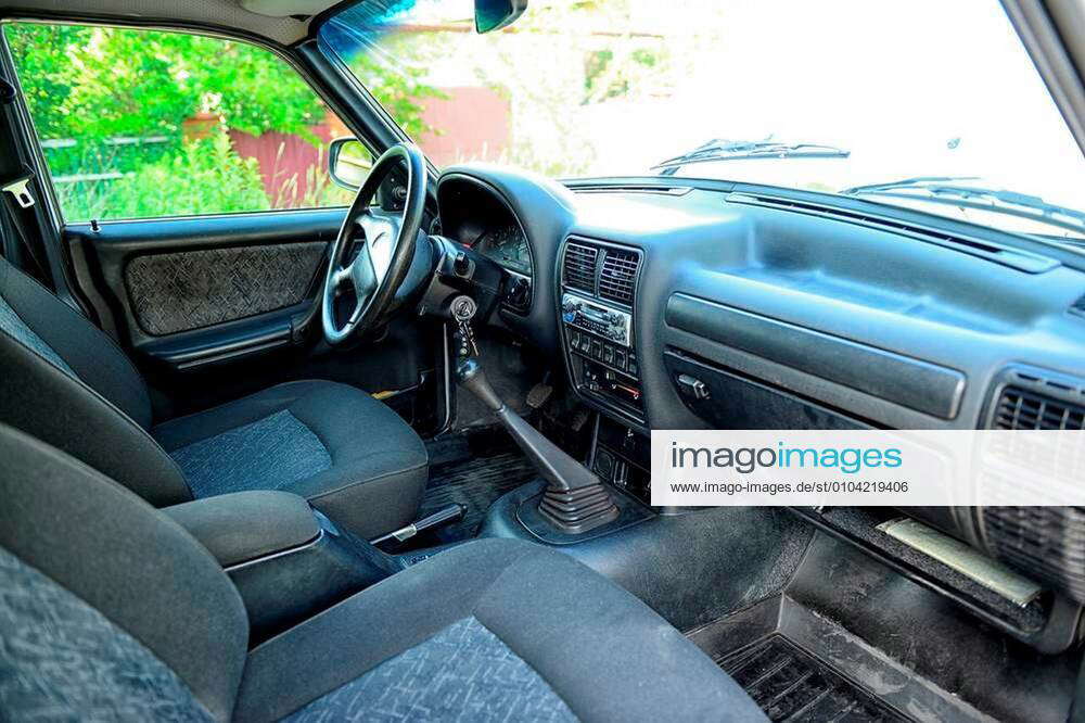 Stockfoto Car Interior Driver Side View Modern Car Int