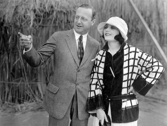 Paramount Pictures executive JESSE LASKY with actress POLA NEGRI  Mandatory credit line: Image courtesy Ronald Grant Archive Mary Evans