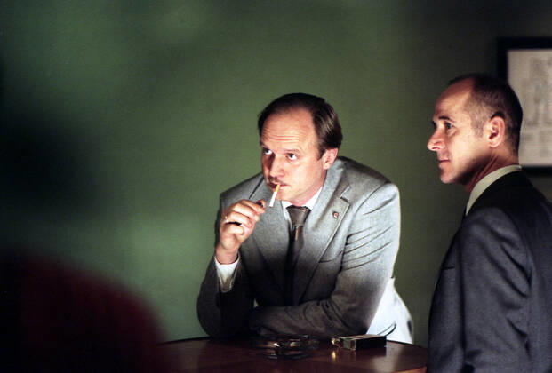 DAS LEBEN DER ANDEREN aka THE LIVES OF OTHERS ULRICH TUKUR, ULRICH MUHE DAS LEBEN DER ANDEREN Date: 2006  Mandatory credit line: Image courtesy ARTE Ronald Grant Archive Mary Evans