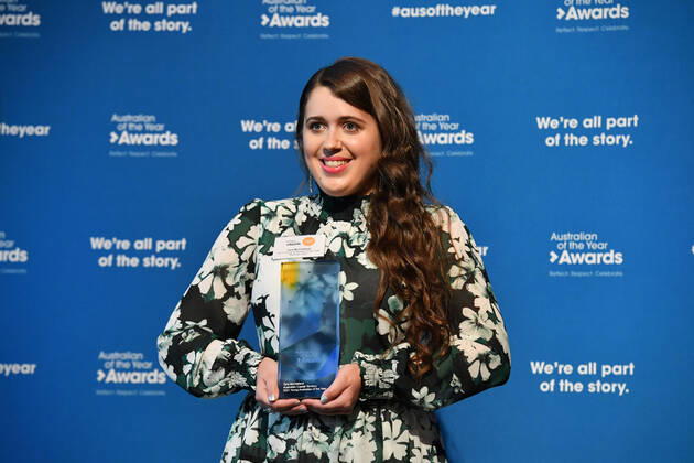 ACT AUSTRALIAN OF THE YEAR FINALISTS, ACT s 2021 Young Australian of the Year finalist Tara McClelland at a reception at the National Gallery of Australia in Canberraa, Monday, November 2, 2020. ( NO ARCHIVING, EDITORIAL USE ONLY, NO USE IN BOOKS WITHOUT CONSENT CANBERRA ACT AUSTRALIA  Copyright: xMICKxTSIKASx 20201102001501016235