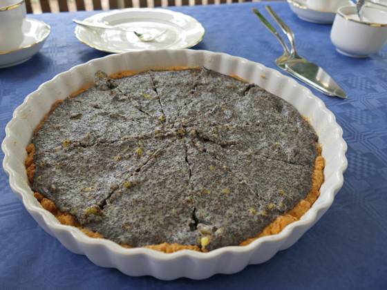 IMAGO Creative: Food, Mohn Mohnkuchen nach Omas Rezept auf gedeckter Kaffeetafel