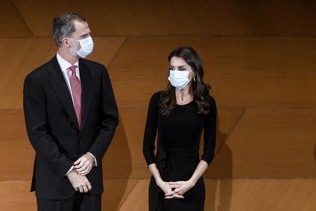 MADRID, SPAIN-November 18: **NO SPAIN** Queen Letizia and King Felipe of Spain attend the Cerecedo Journalism Awards 2020 at the Prado Museum in Madrid, Spain on November 18, 2020. Copyright: xJimmyxOlsen MediaPunchx
