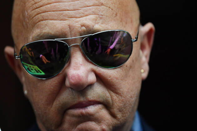 MATHEW FLAME COURT, Musician Angry Anderson leaves the NSW Supreme Court in Sydney, Wednesday, December 16, 2020. Mathew Flame, who has been found guilty of manslaughter by reason of mental impairment for the death of Liam Anderson, the son of Angry Anderson, has been sentenced to 8 years in prison. ( NO ARCHIVING, EDITORIAL USE ONLY, NO USE IN BOOKS WITHOUT CONSENT SYDNEY NSW AUSTRALIA  Copyright: xDEANxLEWINSx 20201216001509005267