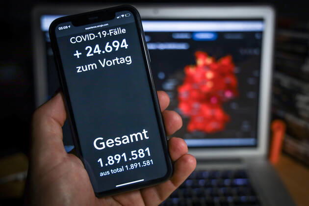 Coronavirus in Deutschland - Covid-19-Dashboard des Robert Koch-Institut 09.01.2021: Robert Koch-Institut: COVID-19-Fälle 1.891.581. Zugang um 24.694 gegenüber dem Vortag.