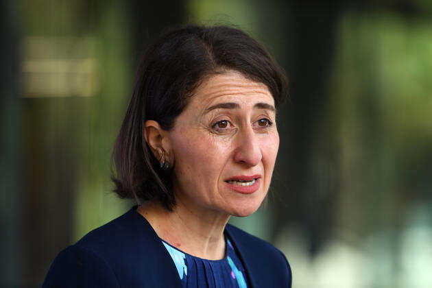 GLADYS BEREJIKLIAN COVID19 PRESSER, NSW Premier Gladys Berejiklian addresses media during a COVID-19 update press conference in Sydney, Tuesday, January 12, 2021. ( NO ARCHIVING, EDITORIAL USE ONLY, NO USE IN BOOKS WITHOUT CONSENT SYDNEY NSW AUSTRALIA  Copyright: xDANxHIMBRECHTSx 20210112001513152360