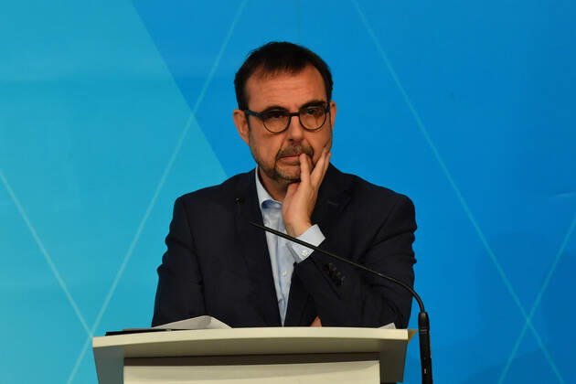 Klaus Holetschek (Neuer Gesundheitsminister) PK der Bayerischen Staatsregierung Januar 2021 Corona-Pandemie Prinz-Carl-Palais München 12.Januar 2021